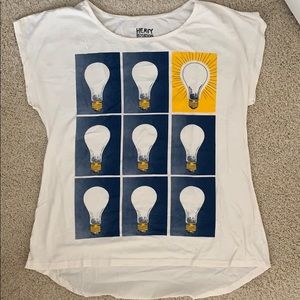 VINTAGE White Lightbulb Tee